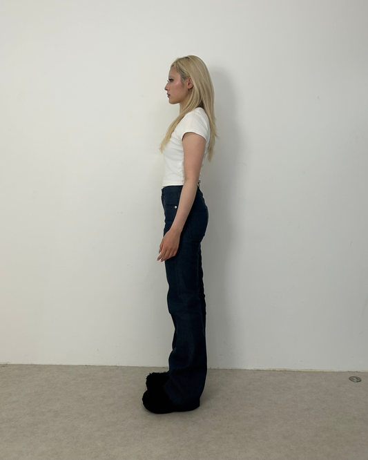 Low Rise Denim Pants