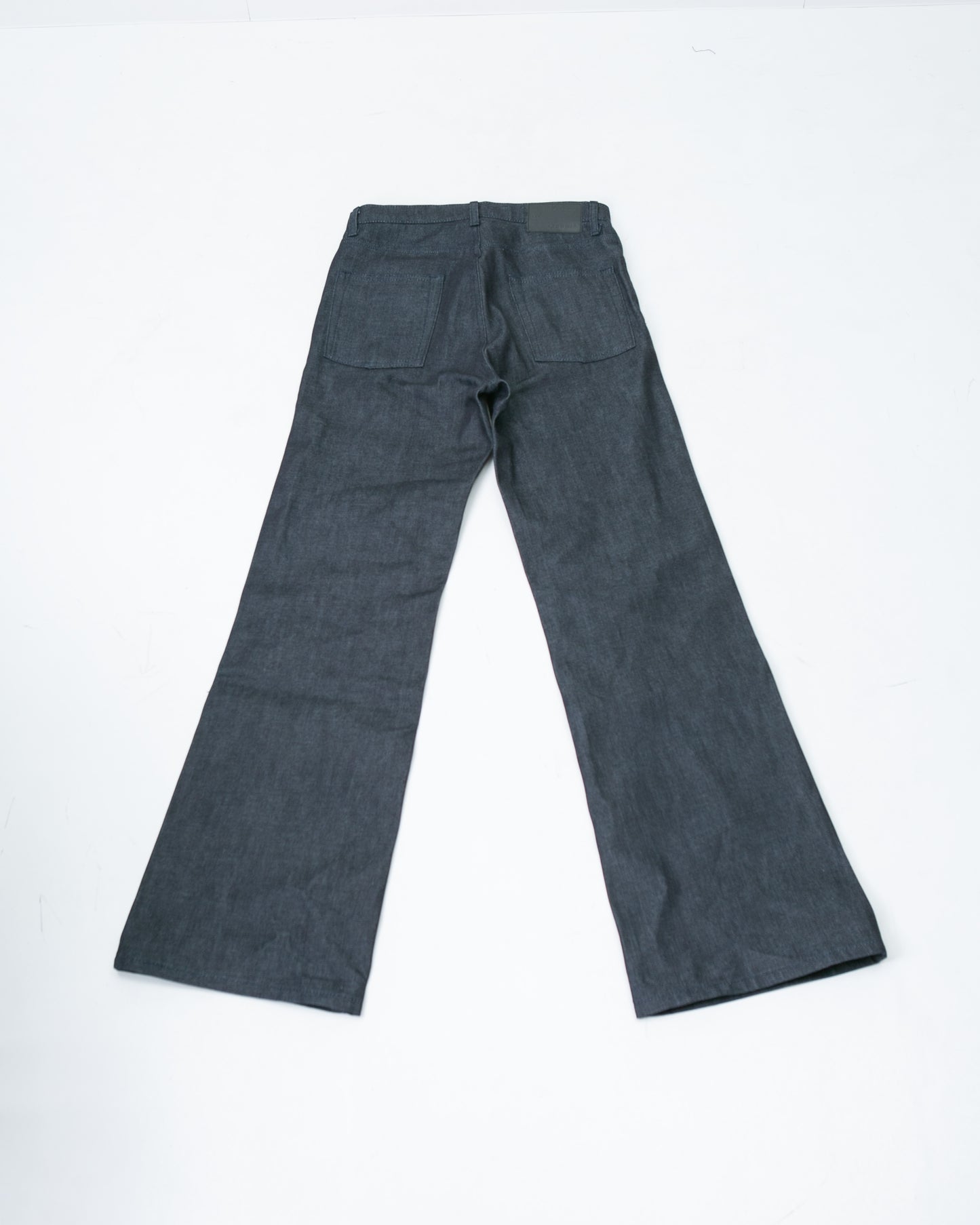 New Slant Cut Denim Pants Indigo