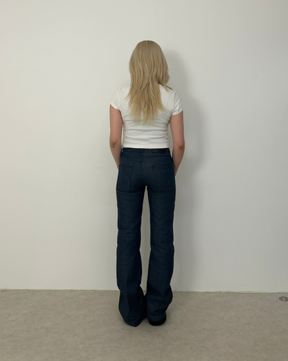 Low Rise Denim Pants