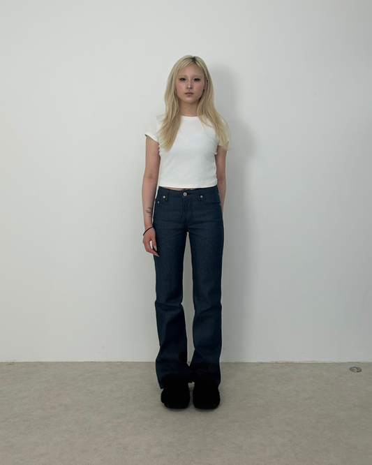 Low Rise Denim Pants