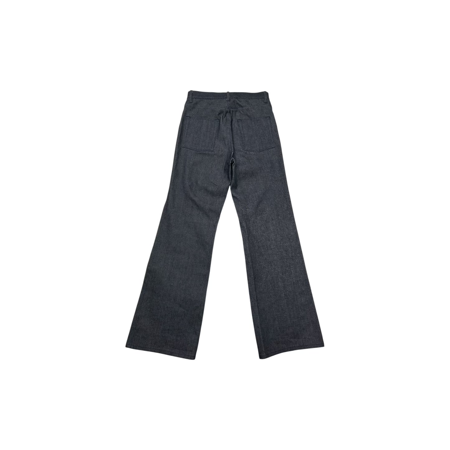 Slant Cut Denim Pants Indigo