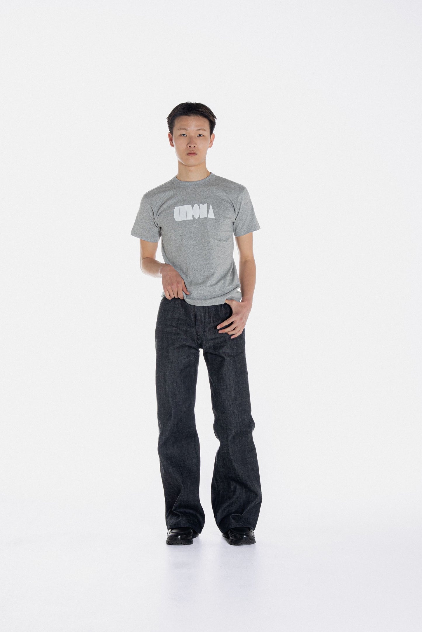 Chroma Grey Logo Tee