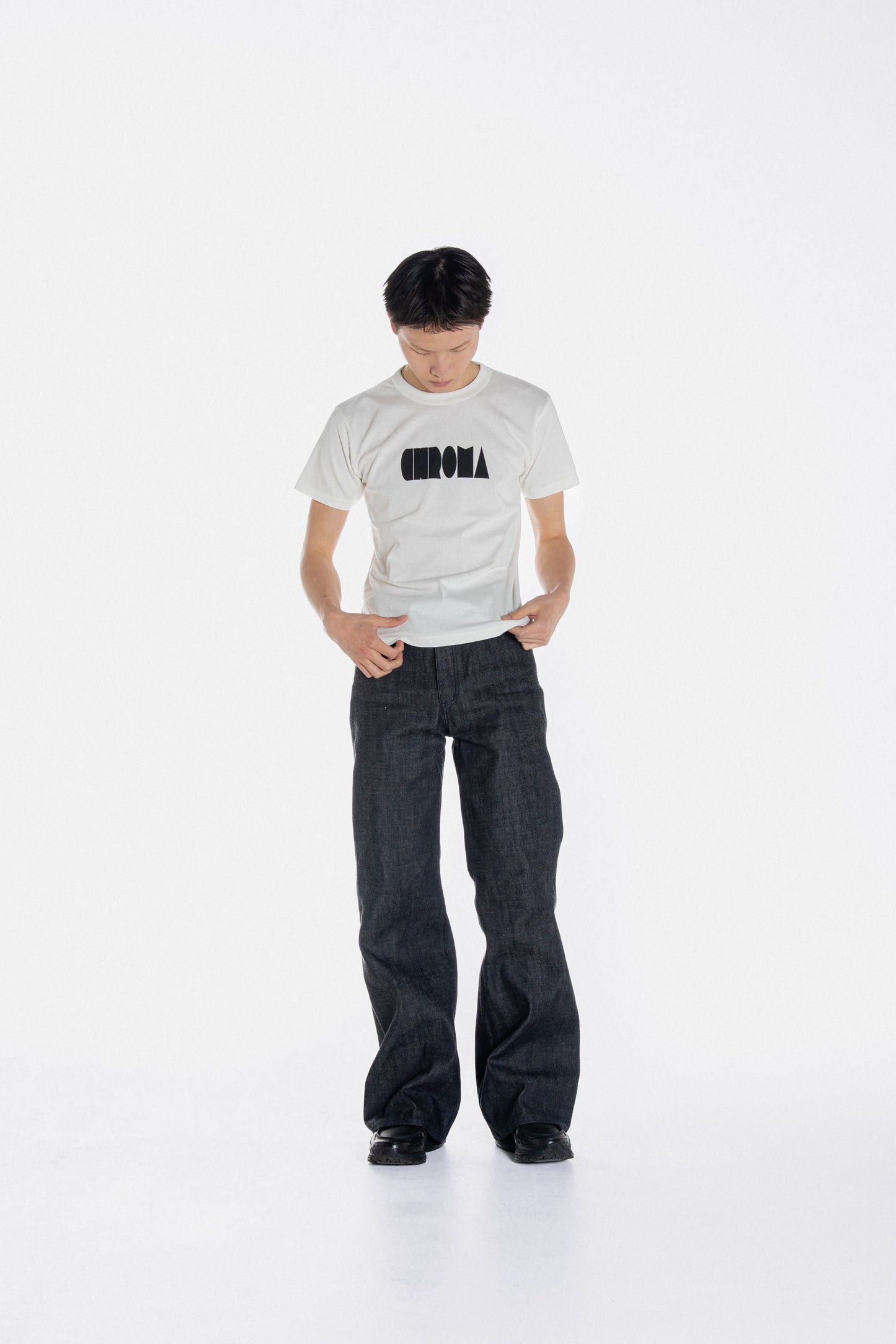 Chroma White Logo Tee